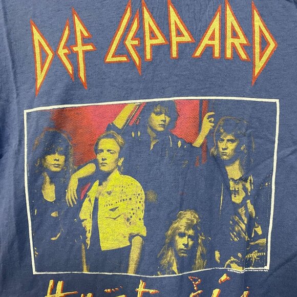 Def Leppard Hysteria Tour Heavy Metal Band T-Shirt Small - Picture 2 of 4